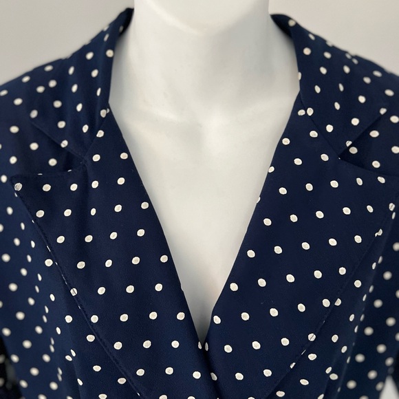 Vintage Amy-Deb Polka Dot Peplum Top - Picture 5 of 10